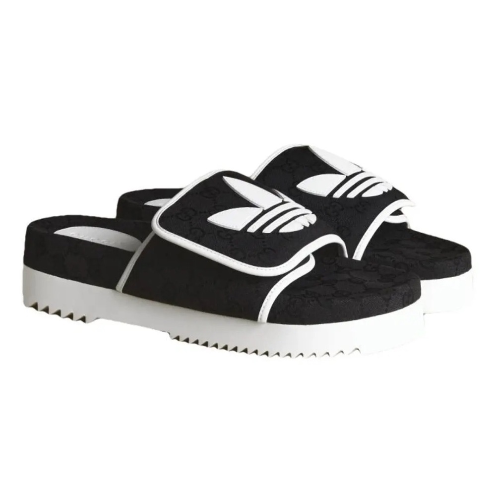 Gucci x Adidas Logo Slide